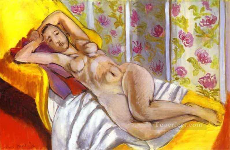 横たわるヌード 1924 年抽象フォービズム アンリ・マティス油絵